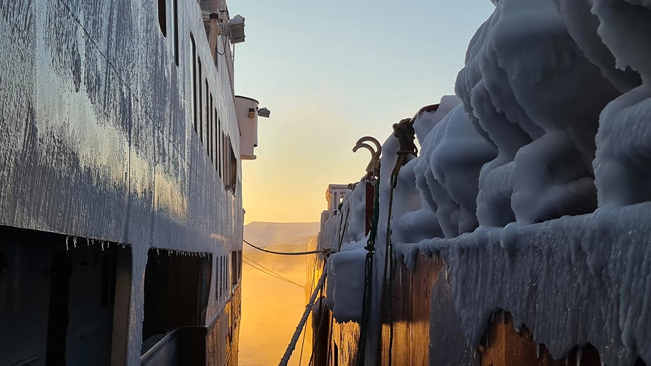 Arctic film production logistics in Norway